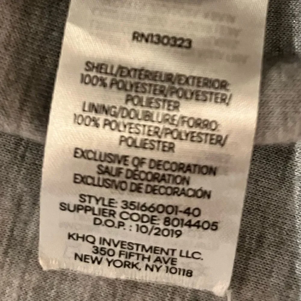 Calvin Klein Jeans Blue‎ Lightweight Jacket, Size YL, EUC